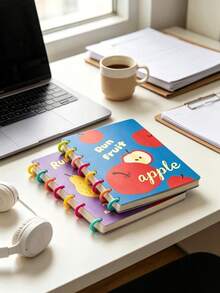 Buku Catatan Lepas dengan Jilid Jamur, Halaman Bergaris, Bantalan Memo, Alat Tulis Belajar, Hadiah Aktivitas Siswa - Beraneka warna - View 3