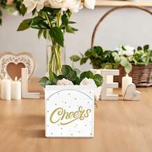 1/2/4pcs Clear Acrylic Napkin Tissue Holder For Table,Tissue Paper Cocktail Napkin Holder For Desktop, Dinner Napkin Dispenser For Bar, Restaurant - Multicolor - View 5