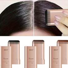 OBOVAY 1 buah Sisir Pewarna Rambut 3-in-1, Tahan Air & Keringat, Pewarnaan Sementara, Menutupi Uban dengan Cepat, Desain Dapat Diputar, Mudah Dibersihkan, Formula Berbasis Tanaman dengan Squalane, Hadiah untuk Dewasa Unisex, Sikat Pewarna Rambut Portabel Cocok untuk Semua Acara - MultiWarna - View 2