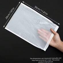 1/3pcs Reusable Filter Bags, Ultra Fine Mesh, Used For Filtering, Cooking, Baking, Yogurt, Juice, Wine Filtration And Cheese Making, Fabric Filter Bag With Drawstring Closure, Other Picnic And Camping Kitchen Utensils - Multicolor - View 12