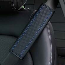 PU Leather Car Seat Belt Cover Pad - Soft Comfortable Shoulder Protector, Universal Fit For Most Vehicles, Wear-Resistant Auto Interior Accessories ,Car Accessories ,Car ,Car Decor - A - View 10