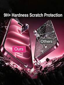 2 Packs [2026 New] 9H+ Tempered Glass Screen Protector Compatible With Iphone Duo/18 Pro Max/18 Pro/18/17 Pro Max/17/17 Pro/17 Air/16 Pro Max/16/16 Plus/16 Pro/15 Pro Max/15/15 Pro/15 Plus/14 Pro Max/14/14 Pro/14 Plus/13/13 Pro Max/12/11, Full Coverage, Black Edge, HD Clear, Anti-Scratch, Anti-Shatter, Anti-Fingerprint, Bubble Free, Easy Install, Case Friendly - Clear - View 2