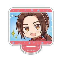 10CM Anime Hetalia Axis Powers Figure Stand Model Feliciano Vargas/Ludwig/Kiku Cute Desk Decor Standing Sign Gifts - Multicolor - View 13