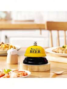 1/3pcs Random Color Cartoon Metal Handheld Service Bell In Yellow/Pink/Coffee Color For Restaurant, Reception, Pet Training, Game, Teacher, Lunch, Bar Or Hotel Best Gifts Birthday Graduation - Multi-color - View 10