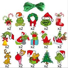 The Grinch Christmas Theme Party Hanging Decorations, Christmas Tree Ornaments, Christmas Hanging Decor - Multiple Styles - View 6