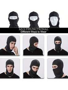 1pc/2pcs/6pcs Sun Protection Balaclava Mask, Unisex, Lightweight UV Protection, Full Face Coverage For Summer, Suitable For Outdoor Motorcycle Use - Multicolor - View 3