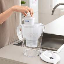 1/3/6pcs Replacement Water Filter Cartridges, High Density Microfiber, Removes Chlorine & Odors, Reduces Impurities, Compatible With Brita Water Filters And Multiple Models - View 2