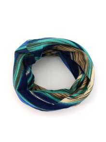 1PC Four Seasons Color Block Striped Knit Hat Unisex Multi-Functional Scarf Beanie Slouchy Hat Suitable For Daily Outdoor Wear - Multicolor - View 7