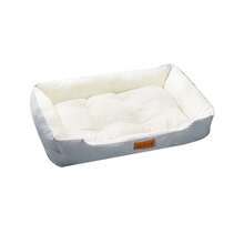 1pc Semi-Enclosed Square Small Pet Bed, Soft Padded Thick Edge Pet Sleeping Mat, Warm Pet Nest Pad, Comfortable Soft Pet Resting Bed, Suitable For Indoor And Cage Use, Fit For Kittens, Rabbits, Guinea Pigs, Ferrets, Autumn/Winter Small Animal Sleep Accessories - View 11