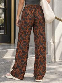 Women Pants - Brown - View 3