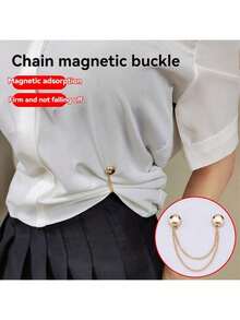 4/6/8/12pcs Women's Fashion Magnetic Clips - Multi-Functional Pinless Shawl & Scarf Fasteners, Assorted Colors, Doesn't Damage Clothes - Multicolor - View 5