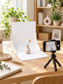 Desktop Mini Background Stand, Photo Backdrop Clip, Suitable For Product Photography And Craft Studio Use, Small Photo Background Stand, Perfect For Shooting Small Objects And Handmade Crafts, Surprise Gift For Photography Enthusiasts - Multiple Styles - View 7
