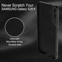 SKJL Noble Fashion Solid Colour Shockproof Protective Liquid Silicone Case For Samung Galaxy S26FE S26 S26Plus S26Utra S25FE A17 A27 A37 A57 Case - Black - View 6