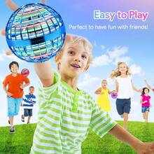 RGB Magic Flying Ball With Boomerang Effect, Mini Drone For Kids, Magic Ball With Built-In Lights And 360° Rotation, Flying Ball Hoverball Spinner Toy - Blue - View 8