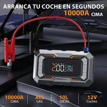 Arrancador de Batería para Auto Portátil, Compresor de Aire e Inflador de Neumáticos, Power Bank Multifunción para Emergencias en Coche y Moto - predeterminado - Ver 3