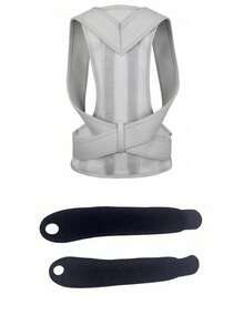 1set,Waist Shaping Belt, Unisex Adjustable Sports Shoulder Back Support, Body Shaping Back Brace And Shoulder Strap, Suitable For Home And Office Use - Multicolor - View 11