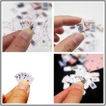 5/10pcs Mini Poker Card Model, Miniature Poker DIY Handmade Decor, Party Tabletop Game Toy, Novelty Small Gift, Random Color - Multicolor - View 5