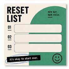 1 Book, 50 Pages, Set Of 4 Books, Total 200 Sheets, Efficient Sticky Notes, Size 75x75mm (3x3 Inches), For Recording Inspiration, Reminders, Such As "Don't Forget", "Small Achievement", "Reset", Adhesive Memo Pads, Suitable For Office, School, Workplace And Desktop. - one-size - View 17