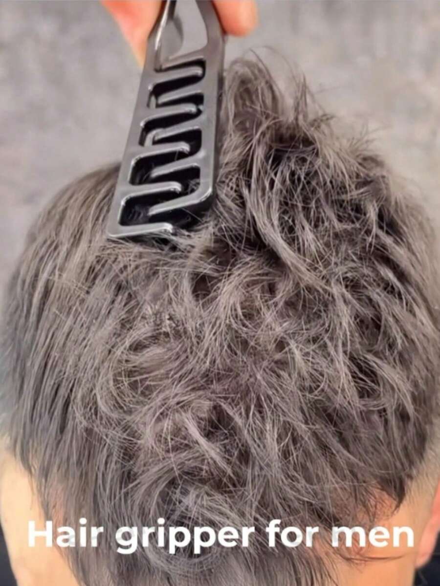 1 buah Sisir Rambut Bergigi Lebar untuk Menambah Volume, Sisir Penata Rambut Unisex untuk Mengangkat Akar Rambut, Sisir Rambut Keriting, Sisir Penata Poni, Sisir Penata Tekstur, Cocok untuk Semua Jenis Rambut, Desain Ringkas Portabel, Mudah Disimpan, Ideal untuk Penggunaan Sehari-hari, Perjalanan, dan Kantor