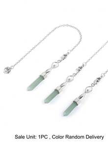 1pc Hexagonal Crystal Pink Quartz Pendulos For Dowsing Divination Yoga Style Natural Stone Reiki Spiritual Pendant Pendulo H957 - Pendant - View 16