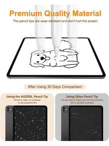 Compatible With Apple Pencil, Metal Tip Modification, Ultra-Fine Needle Point, Wear-Resistant, Smooth Touch, Compatible With IPad Handwriting And Drawing, Replacement Tips With Shock Absorption And Anti-Slip Features, Compatible With First Generation And Second Generation Pro Models. - Multicolor - View 7