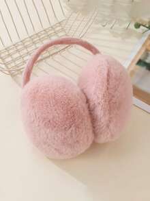Ultra Soft Plush Earmuffs - Warm, Comfortable, Cold-Proof, Unisex For Kids, Suitable For Winter Outdoor Activities, Plush Texture Earmuffs - Multicolor - View 3