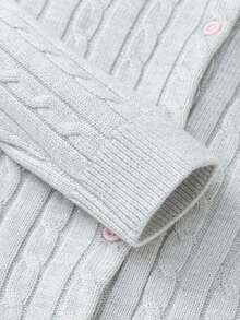 Balabala Girls Cute Soft Knit Sweater Pullover Jumper Casual Versatile Top For Tween Girl Winter Daily Wear - Gray Tone - View 7