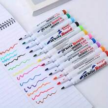 8 Colors/12 Colors/Set Watercolor Floating Pens, Magic Floating Pens, Float On Water, Erasable Whiteboard Markers - Set - View 3