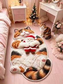 1 buah Karpet Dekoratif Motif Kucing Calico Warna Pink, Karpet Tebal, Karpet Mewah, Karpet Musim Gugur/Musim Dingin, Karpet Dekoratif, Dekorasi Kamar Tidur, Karpet Kecil, Karpet, Dekorasi Rumah, Karpet Ruang Tamu, Karpet Kecil Ruang Tamu, Karpet Kamar Tidur, Dekorasi Rumah Ruang Tamu, Karpet Luar Ruangan, Karpet yang Dapat Dicuci - Warna-warni C - View 4