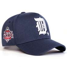 1pc Men's Gothic Letter Embroidered Baseball Cap, Adjustable Sun Protection Casual Hat For Outdoor Sports, Spring & Autumn Travel, Beach Party - Multicolor - View 14