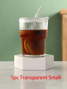 Striped Glass Cup With Straw And Lid, Unisex Portable Water Bottle, Reusable, Suitable For Home Kitchen, Indoor Office, Classroom, Dormitory, Outdoor, Christmas Halloween Birthday Gift, Back To School Beach Essential Accessory, Fit For Coffee, Tea And Juice - Multicolor - View 8