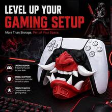 DATA FROG Streamer Setup Controller Mount For PlayStation 5, Cool 3D Display Stand Compatible With PS5 DualSense Controller - View 6