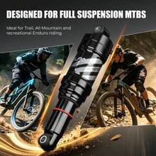 BOALNY BOLANY Full Suspension Mountain Bike Rear Shock, Lightweight Aluminum Alloy Shock Absorber (Suitable For Mountain Bike/Trail Riding) - Multicolor - View 7