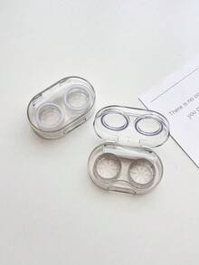 XIANG YU Transparent Leak Proof Contact Lens Box, Contact Lens Box, Lens Box, Storage Box, Suitable For School Outdoor Travel And Home Essential Storage Tools. - Multicolor - View 11