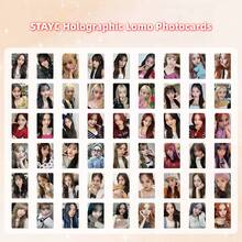 FIFA STAYC Holographic Laser LOMO Postcard PET Material Collectible Card K-Pop Idol Merchandise Planner Decoration Niche Style Fan Commemorative Card Collection Card - Photocard - View 6
