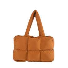 1pc Personalized Customized Cloud Quilted Tote Bag, Large Capacity Quilted Shoulder Handbag, Suitable For Daily Use, Perfect Customized Gift For Women - Multicolor - View 10