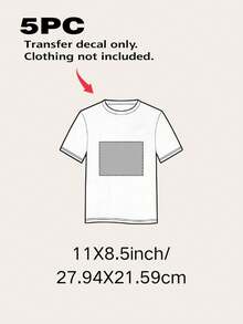 Personalized DTF Heat Transfer Stickers, Custom DIY Iron-On Decals For T-Shirts, Custom Iron-On Transfers, Back-To-School Season - Multicolor Transfer Film - View 30