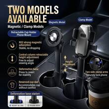Universal Car Cup Holder Phone Mount, 360° Rotating Height Adjustable Car Navigation Holder - Car Cup Holder Mount - View 5