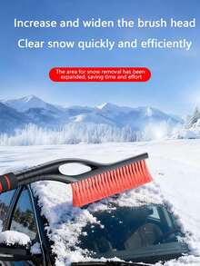 1pc Car Snow Shovel, Extendable Snow And Ice Scraper, Multi-Function Snow Removal Tool, Long Handle Snow Scraper, Non-Scratch Car Paint - A - View 7