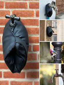 Winter Outdoor Faucet Cover - Professional Version, 2 Material Options, High-Strength Winter Frost Protection, Easy Installation And Removal, Used For Winter Frost Protection, Pipe Insulation, Faucet Frost Cover - Multicolor - View 4