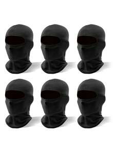 1pc/2pcs/6pcs Sun Protection Balaclava Mask, Unisex, Lightweight UV Protection, Full Face Coverage For Summer, Suitable For Outdoor Motorcycle Use - Multicolor - View 4