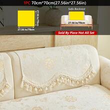 1PC French Irregular-Shape Chenille All-Season Universal New Sofa Cover, Living Room Sofa Protection High-End Feel Seat Cushion, Anti-Slip, Dust-Proof, Anti-Dirt, Machine Washable - Multicolor - View 32