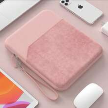 Lightweight Inner Sleeve Computer Storage Bag, Practical & Minimalist, Portable, Waterproof & Shockproof, Multiple Colors (Light Gray, Dark Gray, Pink), Fits Sizes 7.5-8inchs/10.9-11inchs/12.9-13.3inchs - View 3