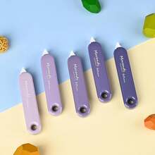 5pcs Gradient Color Pen-Style Correction Tape, Silent White Out Tape, Correcting Fix Tape Smooth Correction Roller Tape For Students School Office Stationery, Back To School Gift - Multi Colors - View 14