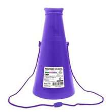 10個セット販売 メガホン カラフル23cm 緑 紫 ピンク 青 黄 赤 まとめ買い 応援団 部活 学校 幼稚園 保育園 お遊戯会 サークル 体育祭 運動会 発表会 行事 習い事 お祭り イベント 販売  パーティー - 写真の通り - チェックする 3