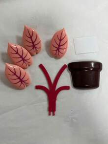 1 Set/4pcs Decorative Leaf Shaped Magnetic Fridge Clips, Plant Tree Shaped Food Bag Sealing Clips, Snack Magnetic Clips, Potato Chip Sealing Clips, Food Bag Clips, Coffee Bag Sealing Clips, Fridge Magnetic Snack Clips, Moisture-Proof Fresh-Keeping Clips, Creative Sealing Clips, Multi-Purpose Sealing Bag Clips - Multicolor - View 12