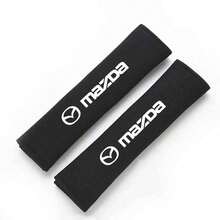 2pcs Car Seat Belt Leather Shoulder Pads, Compatible With CX3 CX4 CX5 CX7 CX8 CX9 CX30 RX7 Atenza Axela - A - View 6