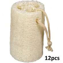 Set Spons Loofah 2/6/12pcs, Spons Luffa untuk Mengelupas Kulit Tubuh, Luffa Mandi untuk Pria dan Wanita, Alat Pembersih Kulit Punggung dan Wajah Saat Mandi - MultiWarna - View 7
