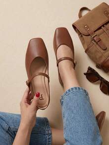 Women Flats - Camel - View 3