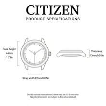 Citizen CA0695-17E Vintage Aviator Style Men's Chronograph Watch, Black Compass Dial With Brown Strap, Suitable For Vintage Urban Outdoor Outfits - Brown - View 6